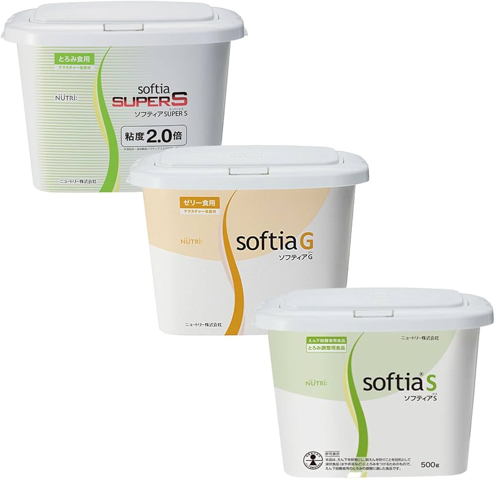 Amazon.co.jp: ニュートリー ソフティア 3種×各1 セット ゼリー食用